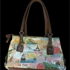 Paris print purse, Relic brand.
